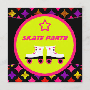 Skate Party Einladung