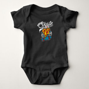Skate Pizza Baby Strampler