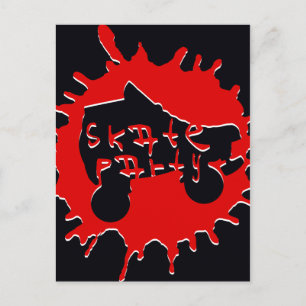 Skate-Plattform-Party Einladung