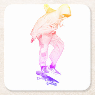 SKATE RECHTECKIGER PAPPUNTERSETZER