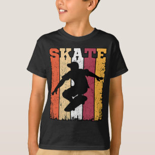 Skate Retro Vintage Skateboarding Skater Männer Fr T-Shirt