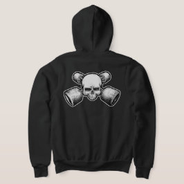 SKATE ROCK OG-StyleSkateboard Skull X truX ZIPPER Hoodie