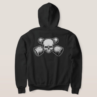 SKATE ROCK OG-StyleSkateboard Skull X truX ZIPPER Hoodie