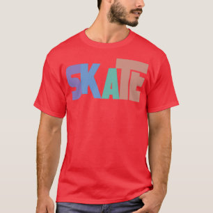 Skate Roller Skate Eis Skate Skateboard Kinder zu T-Shirt