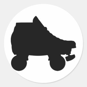 Skate Runder Aufkleber