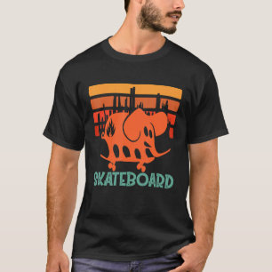 Skate Schwarze Labels Elefant Vintag Sunset Citize T-Shirt