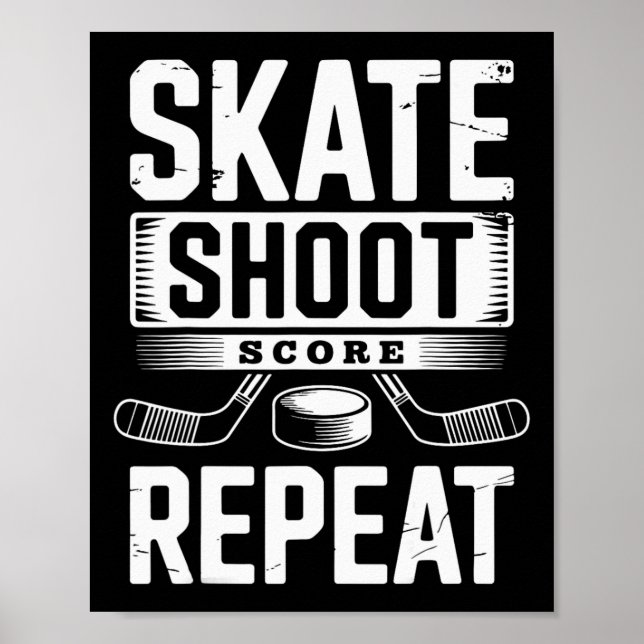 Skate Shoot Score Wiederholung _3  Poster (Vorne)
