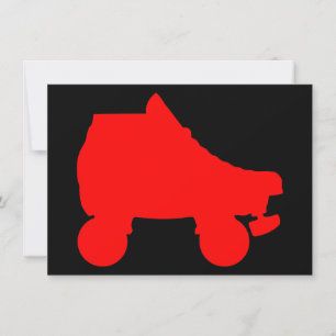 Skate-Sillouette Einladung