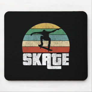 Skate Skateboard Retro Skaten Skateboarder 1 Mousepad