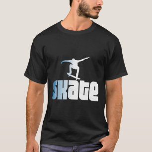 Skate Skateboard Retro Skaten Skateboarder T-Shirt