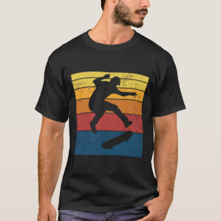 Skate Skateboard Skateboarding Retro Vintage Gesch T-Shirt