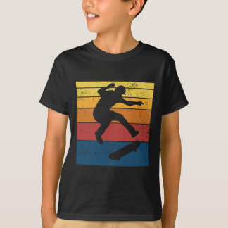 Skate Skateboard Skateboarding Retro Vintage Gesch T-Shirt
