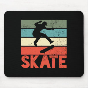 Skate Skateboard Skateboarding Skateboarder Retro Mousepad