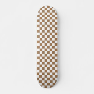 Skate-Skateboards Schachbrett Pattern-Schwarz-Weiß Skateboard