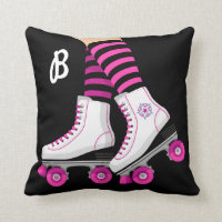 Skate-Skaten in Rosa und Schwarz