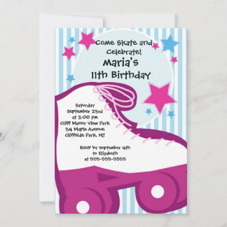 Skate Skaten Party Geburtstagseinladungen Einladung