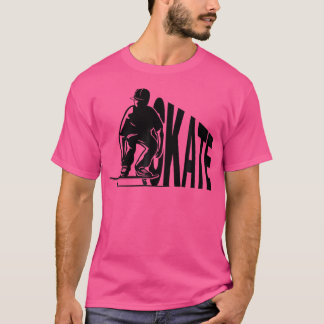Skate Skater Skateboard Rollschuhfahren T-Shirt