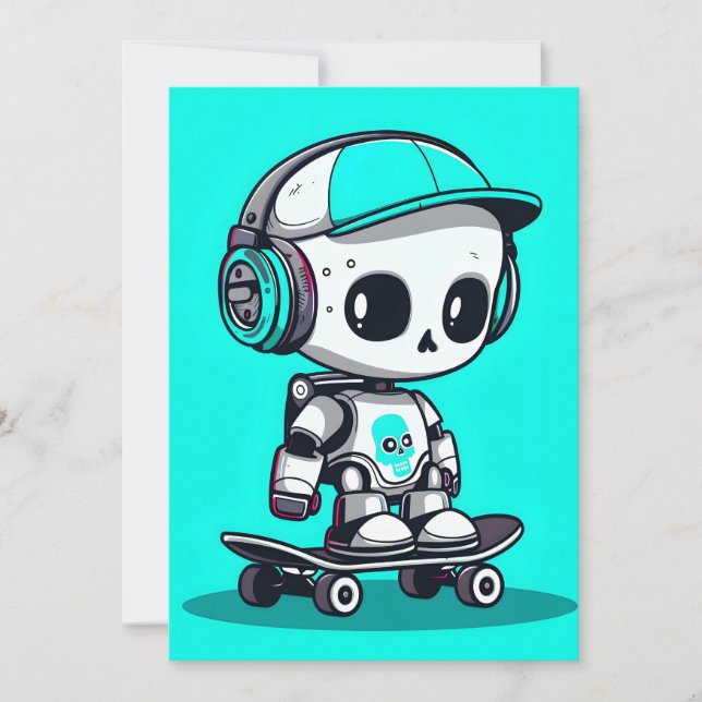 Skate SkullBot Ankündigung (Vorderseite)