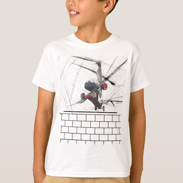Skate Sprung T - Shirt (Vorderseite)
