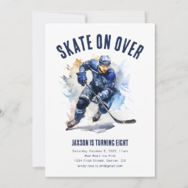 Skate über Eishockey zum Geburtstag einladen Einladung