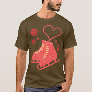 Skate von Sprichwort laufen Eiskunstlauf T-Shirt