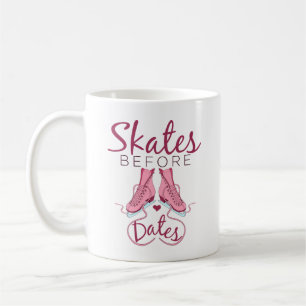 Skate Vor dem Datum Niedliche Abbildung Skaten-Ice Kaffeetasse