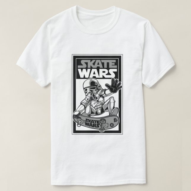 Skate Wars - Galactic Streetwear T - Shirt (Design vorne)