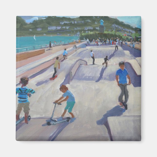 Skateboader Teignmouth 2012 Magnet (Vorne)
