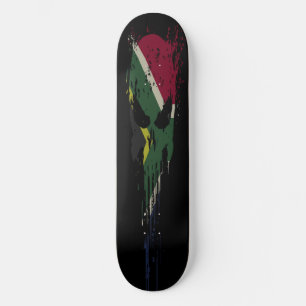 Skateboard Africa Grunge Skull
