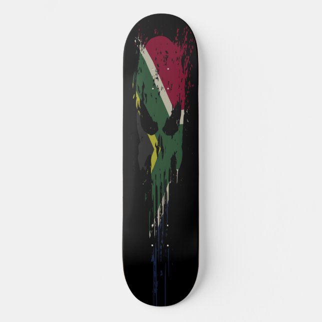 Skateboard Africa Grunge Skull (Vorderseite)