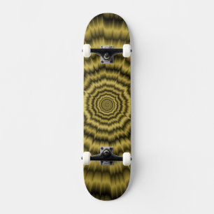 Skateboard Auge Boggling Explosion in Gold