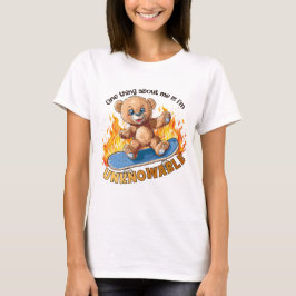 Skateboard-Bär des Geheimnisses T-Shirt