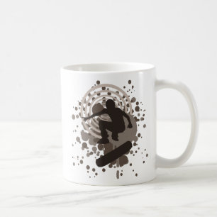 Skateboard. Blasen. Tasse