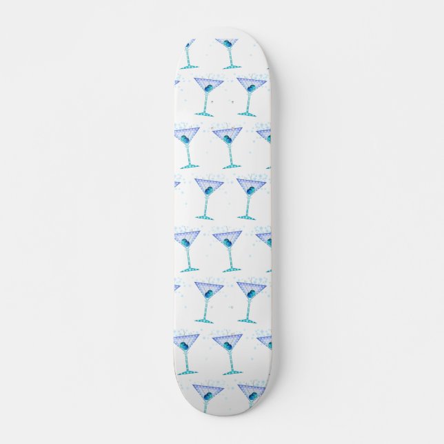 Skateboard - BLAU MARTINI (Vorne)