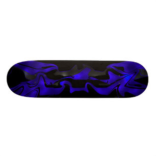 Skateboard Blaues Leuchten