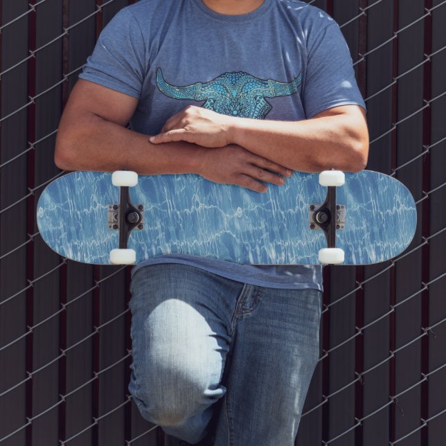 Skateboard "Blue Water Waves" (Außenbereich 3)