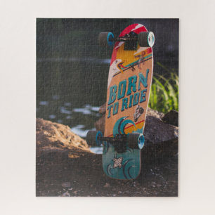Skateboard Born To Ride Puzzle