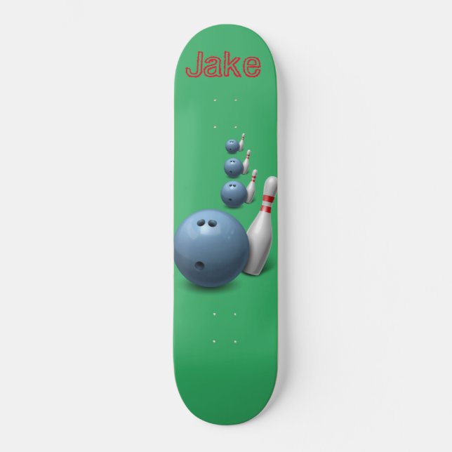 Skateboard-Bowling Skateboard (Vorderseite)