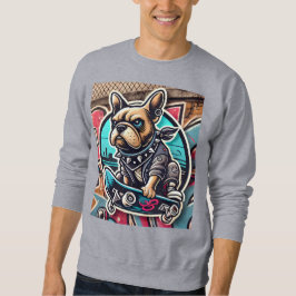 Skateboard Bulldog Sweatshirt
