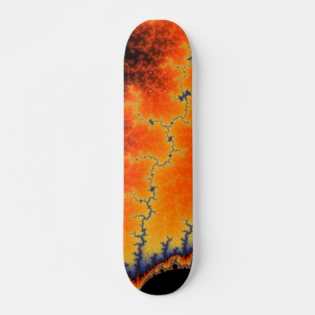 Skateboard "Burning Fault Line" (Vorne)