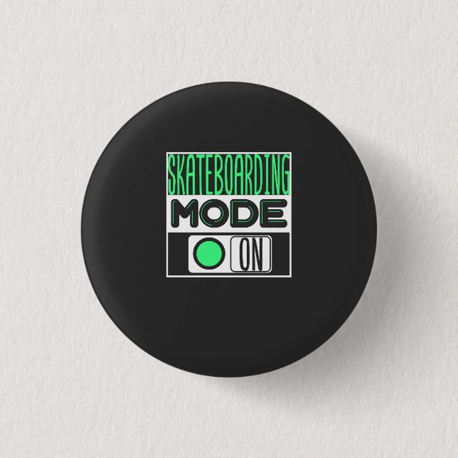 Skateboard Button (Vorderseite)