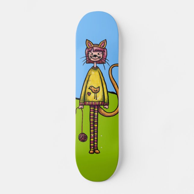 Skateboard, Cat Girl Skateboard (Vorderseite)