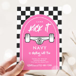 Skateboard Come Kick It Urban Sport Geburtstagspar Einladung<br><div class="desc">Skateboard Come Kick It Urban Sport Birthday Party Einladung Alle Designs sind © PIXEL PERFECTION PARTY LTD</div>