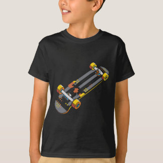 Skateboard Comic Style Skateboarding Fan  T-Shirt