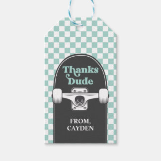 Skateboard Cooler Typ Geburtstag Dank Typ Gefallen Geschenkanhänger