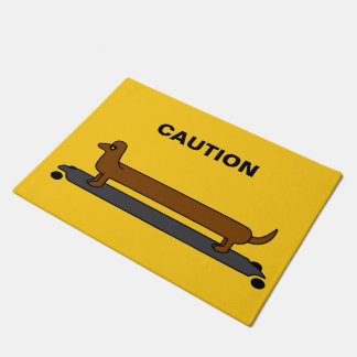 Skateboard-Dackel Fußmatte