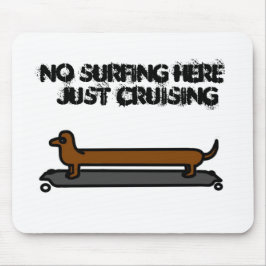 Skateboard-Dackel-Hundeband Mousepad