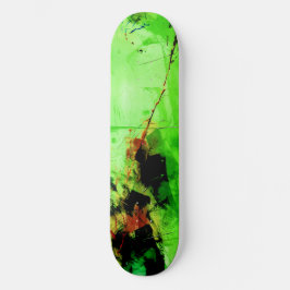 Skateboard Deck "Abstrakt grün"