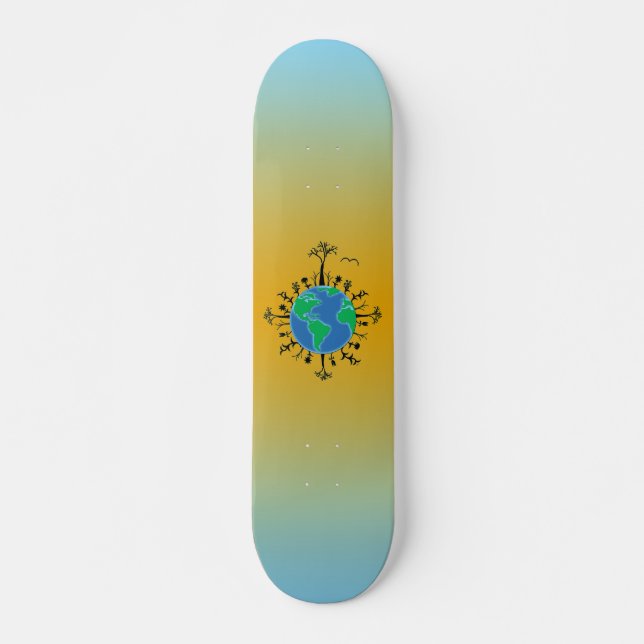 Skateboard-Deck am Earth Day Skateboard (Vorne)