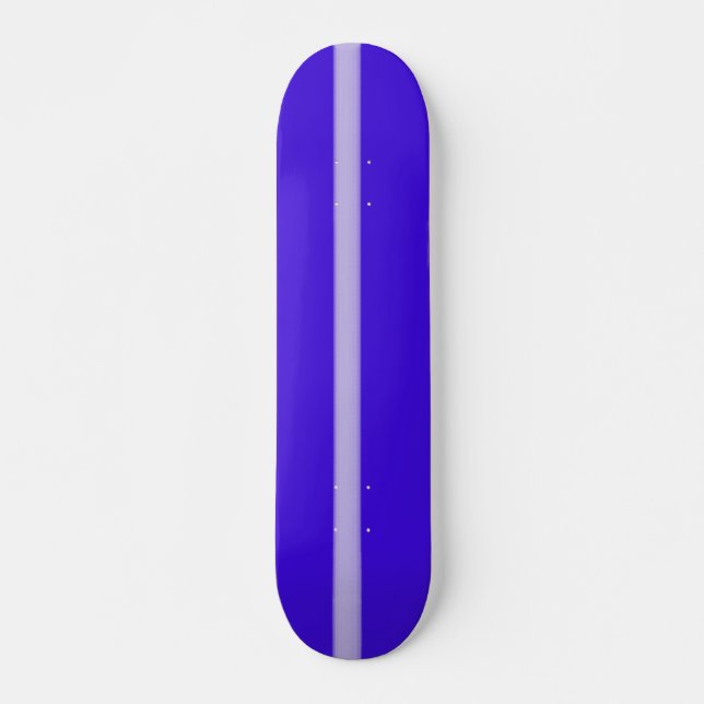 Skateboard Deck Blue Violet mit leichter violetter (Vorne)